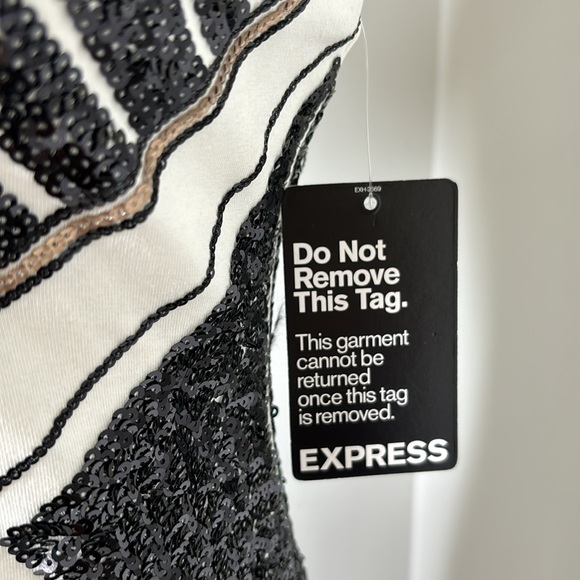 NWT Express sequin midi dress S - Picture 4 of 8